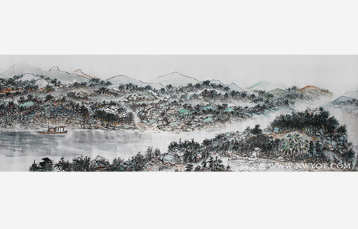 陈伍祥作品 《锦绣潇湘》局部2